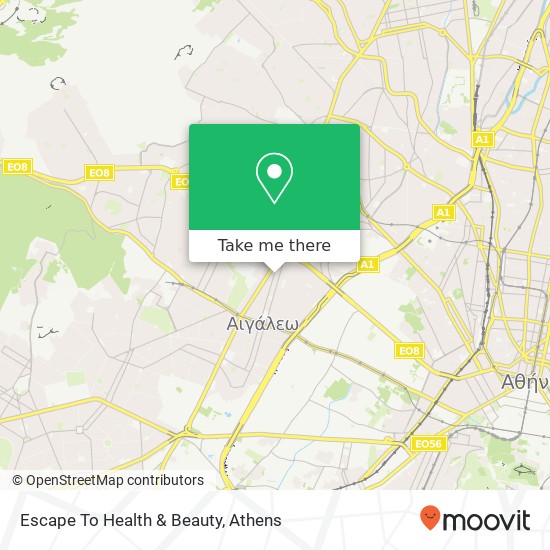 Escape To Health & Beauty map