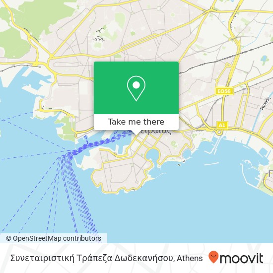 Συνεταιριστική Τράπεζα Δωδεκανήσου map