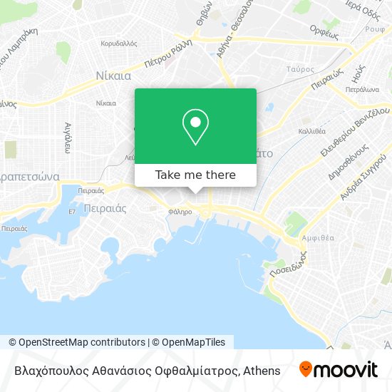 Βλαχόπουλος Αθανάσιος Οφθαλμίατρος map