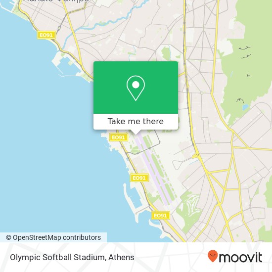 Olympic Softball Stadium map