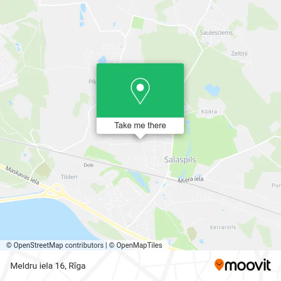 Meldru iela 16 map