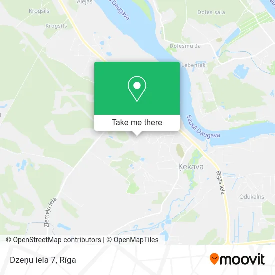 Dzeņu iela 7 map
