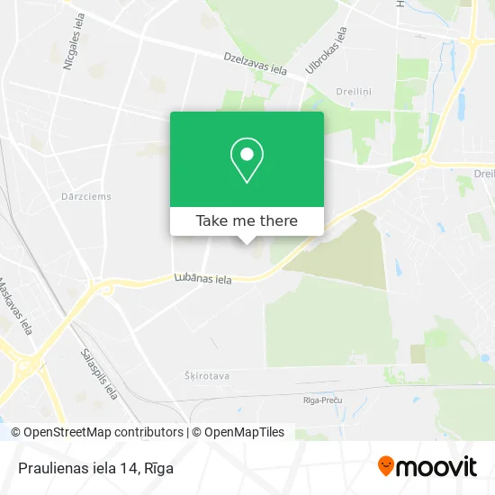 Praulienas iela 14 map