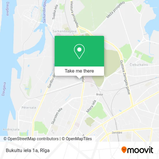 Bukultu iela 1a map
