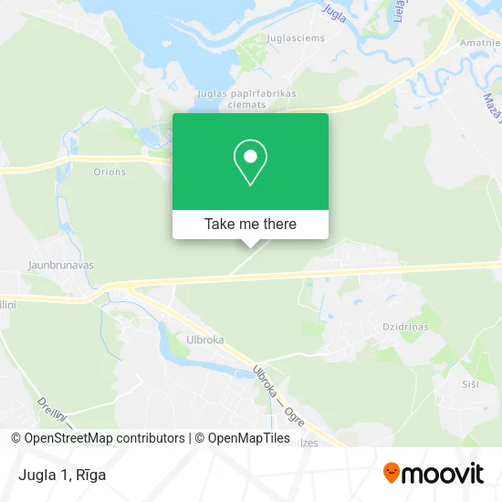 Карта Jugla 1