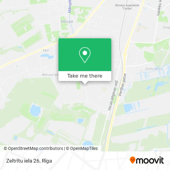 Карта Zeltrītu iela 26