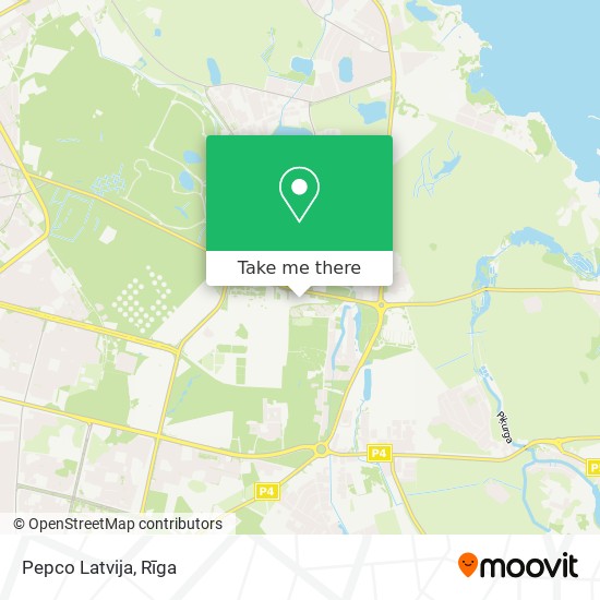 Pepco Latvija map