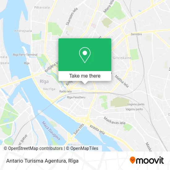 Карта Antario Turisma Agentura