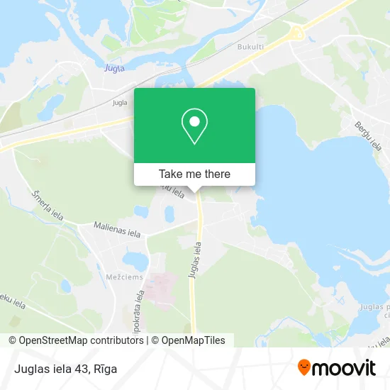 Juglas iela 43 map