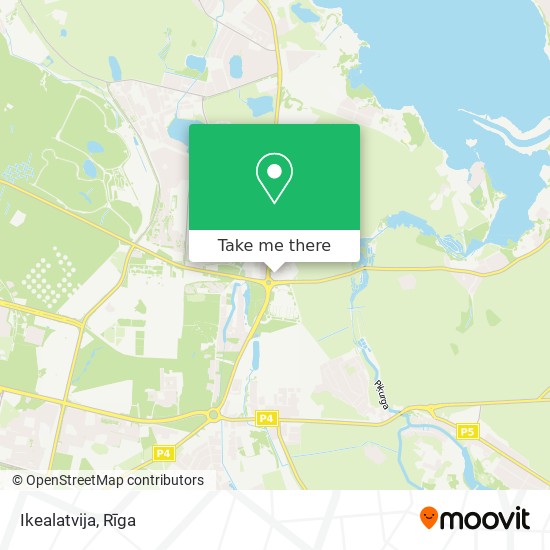 Карта Ikealatvija