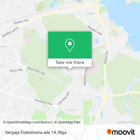 Карта Sergeja Eizenšteina iela 18