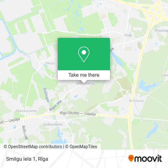 Smilgu iela 1 map