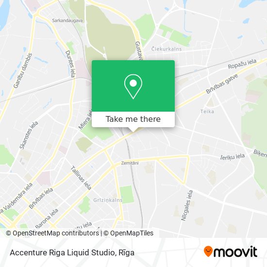 Accenture Riga Liquid Studio map