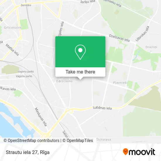 Strautu iela 27 map