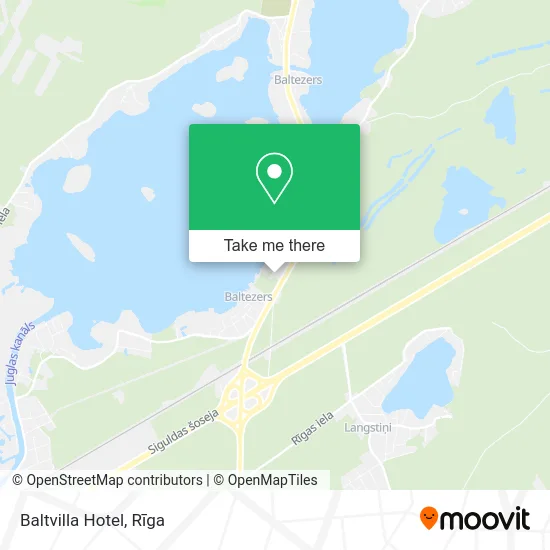 Baltvilla Hotel map