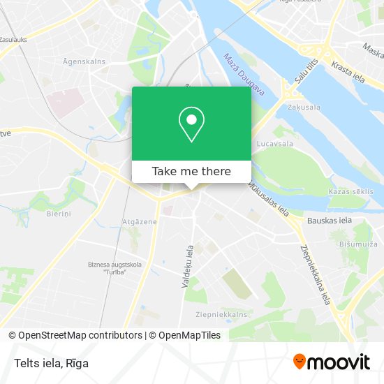 How to get to Telts iela in Rīga by Bus, Cable Car or Light