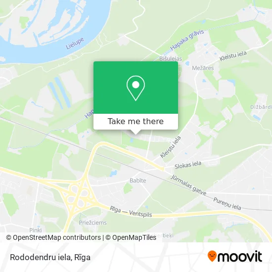 Карта Rododendru iela