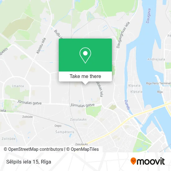 Sēlpils iela 15 map
