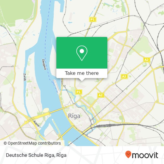 Deutsche Schule Riga map