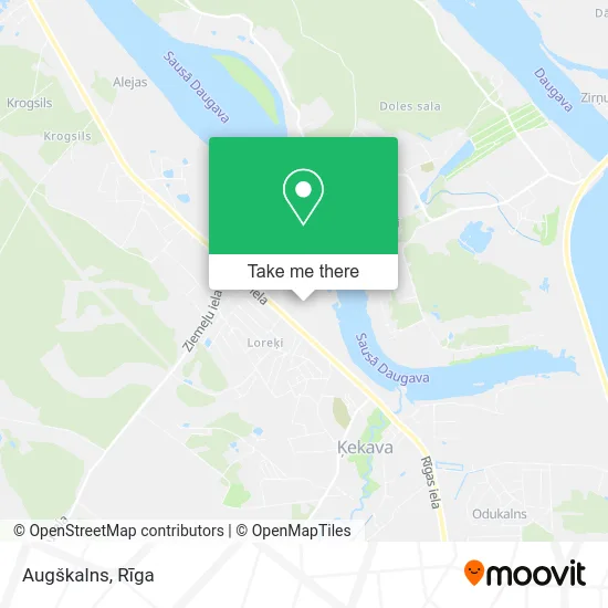 Карта Augškalns