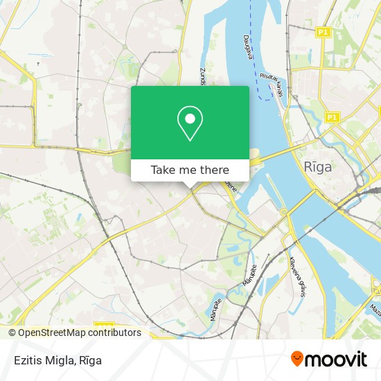 Ezitis Migla map