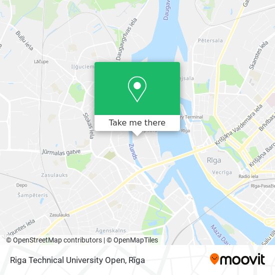 Карта Riga Technical University Open