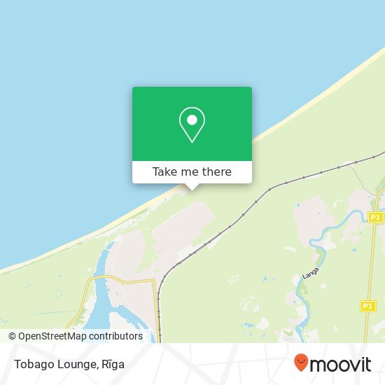 Tobago Lounge map