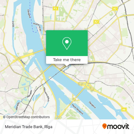 Meridian Trade Bank map