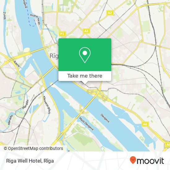 Riga Well Hotel map
