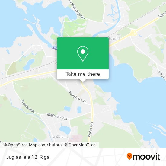 Juglas iela 12 map