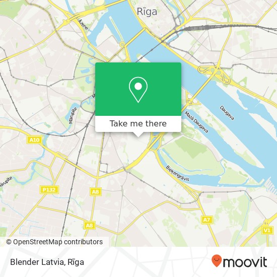 Blender Latvia map