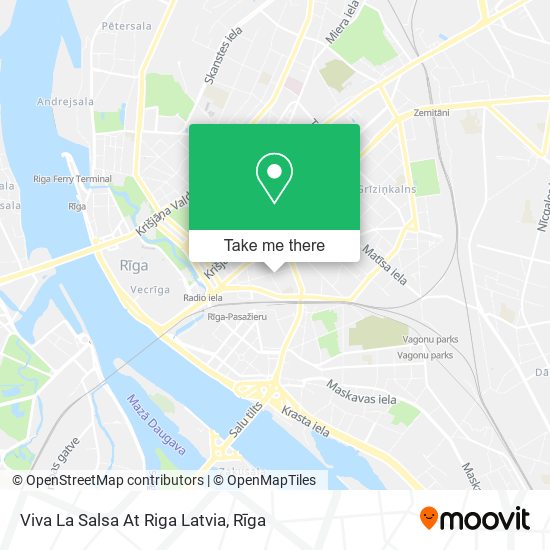 Карта Viva La Salsa At Riga Latvia