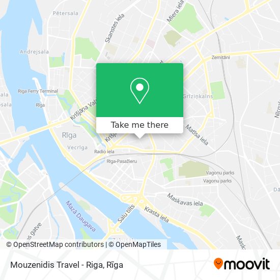 Карта Mouzenidis Travel - Riga