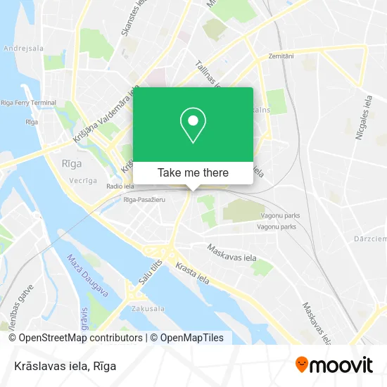 Карта Krāslavas iela