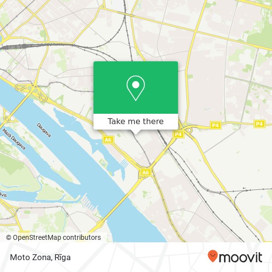 Moto Zona map