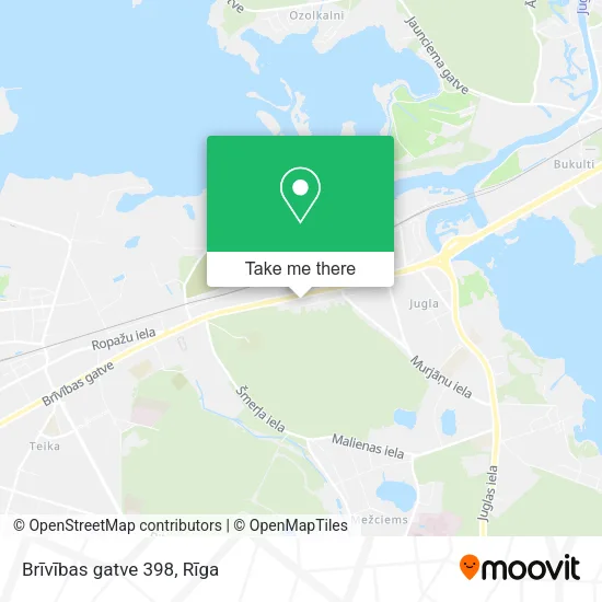 Brīvības gatve 398 map