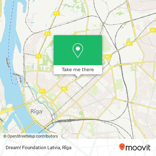 Dream! Foundation Latvia map