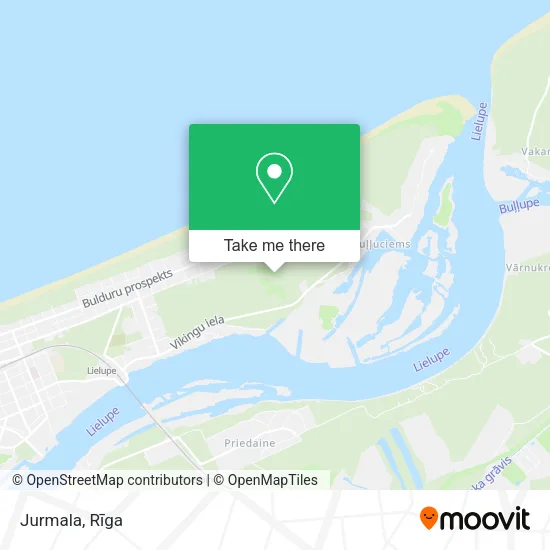 Карта Jurmala