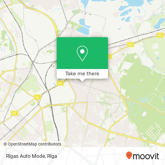 Rīgas Auto Mode map