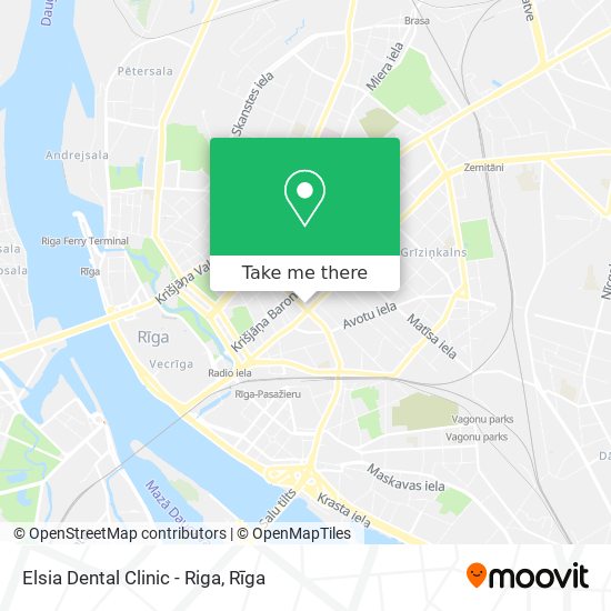 Elsia Dental Clinic - Riga map