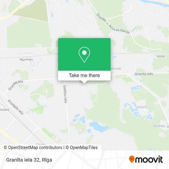 Granīta iela 32 map