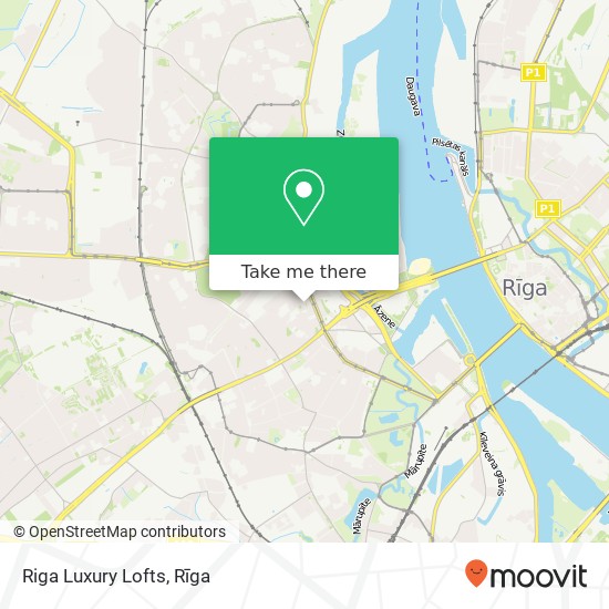 Riga Luxury Lofts map