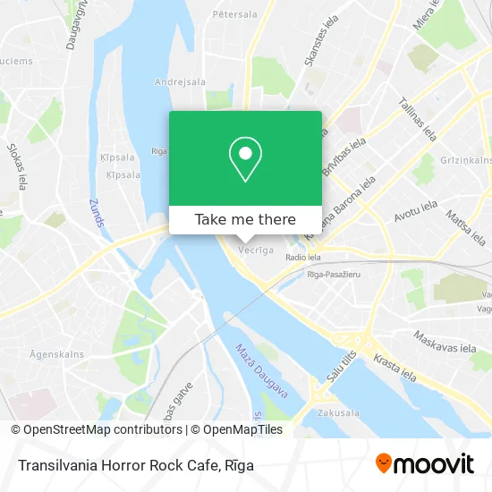 Transilvania Horror Rock Cafe map