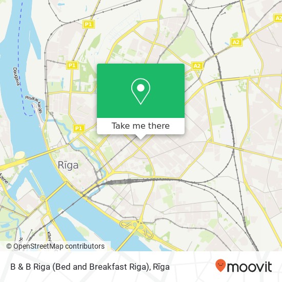 B & B Riga (Bed and Breakfast Riga) map