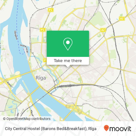 City Central Hostel (Barons Bed&Breakfast) map