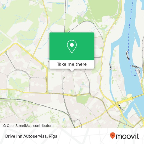 Карта Drive Inn Autoserviss