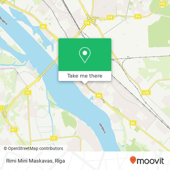 Rimi Mini Maskavas map