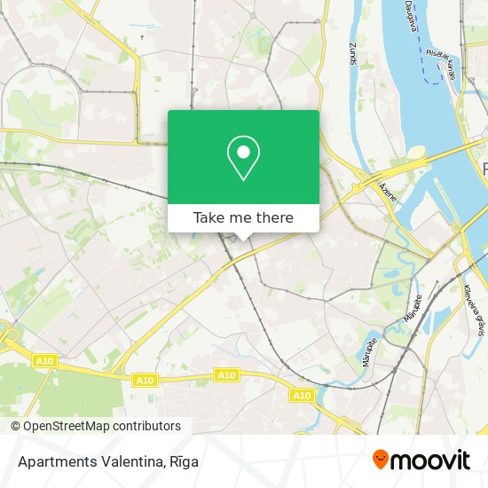 Карта Apartments Valentina