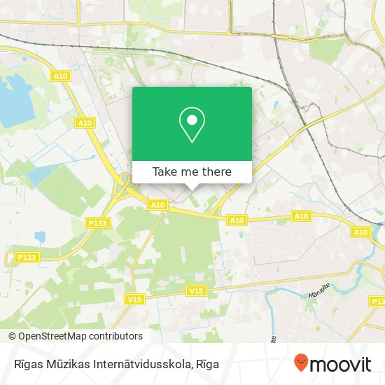 Карта Rīgas Mūzikas Internātvidusskola