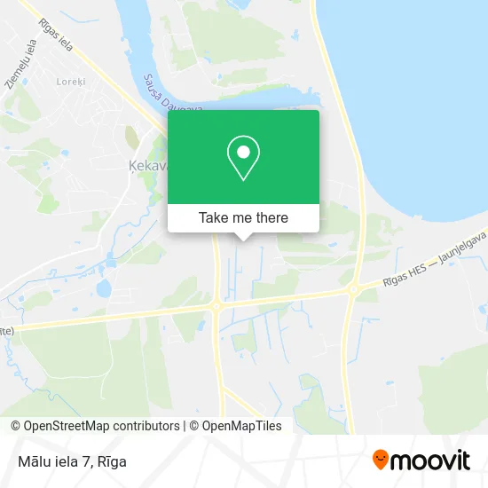 Карта Mālu iela 7